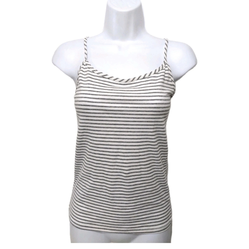 Aeropostale Cami Babydoll Tank Top M 90s Y2K Striped #7